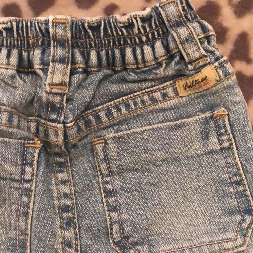 Levi’s Blue Denim Jeans Rose Patch 24 Months